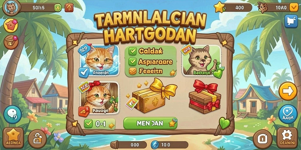 Screenshot menampilkan tantangan menegangkan dalam satu level.