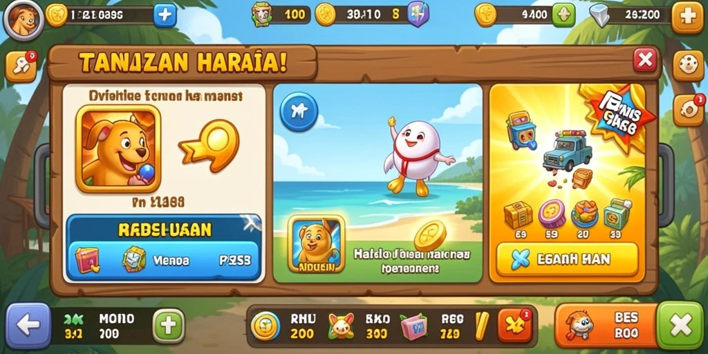 Berbagai rintangan unik yang harus dilewati oleh pemain.