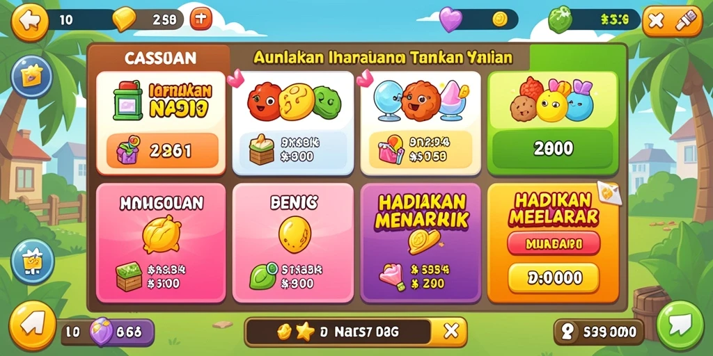 Mode permainan yang mendebarkan dan kompetitif.