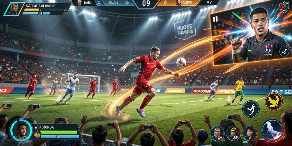 Tangkapan layar menampilkan momen multiplayer yang seru dengan teman-teman.