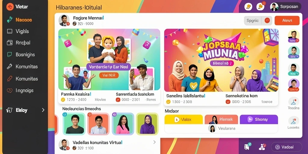 Beragam pilihan permainan menarik untuk semua pemain.