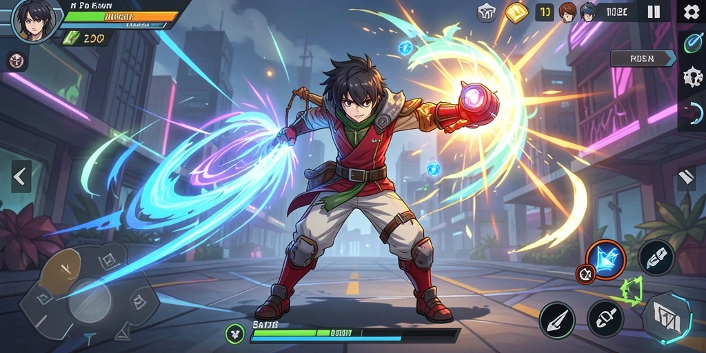 Screenshot memperlihatkan grafis menawan dari game.